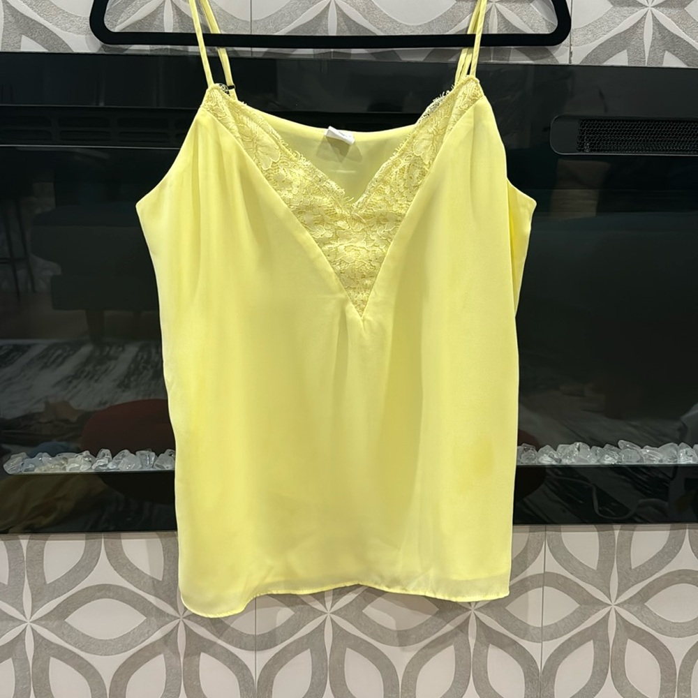 Melrose and Market Acid Yellow Blouse